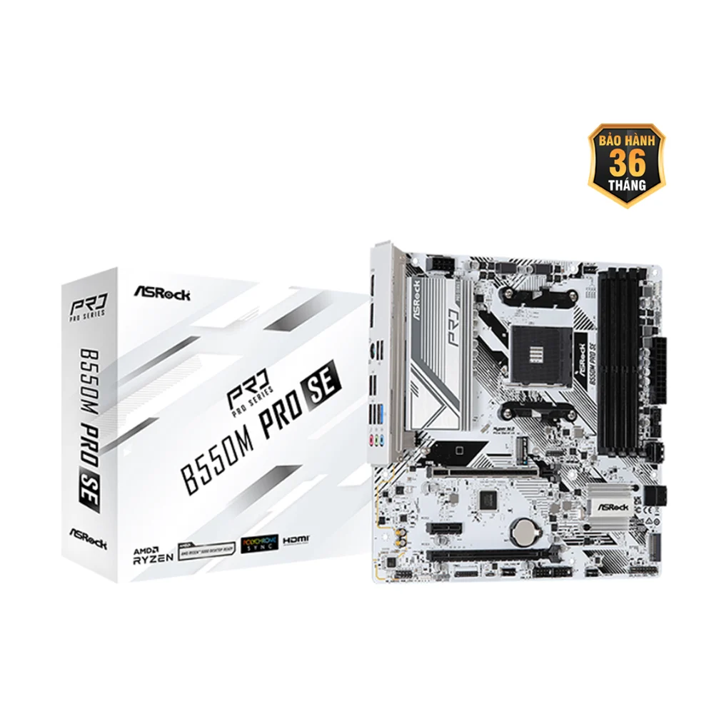 ASRock B550M SE (AM4) - Hình ảnh 1