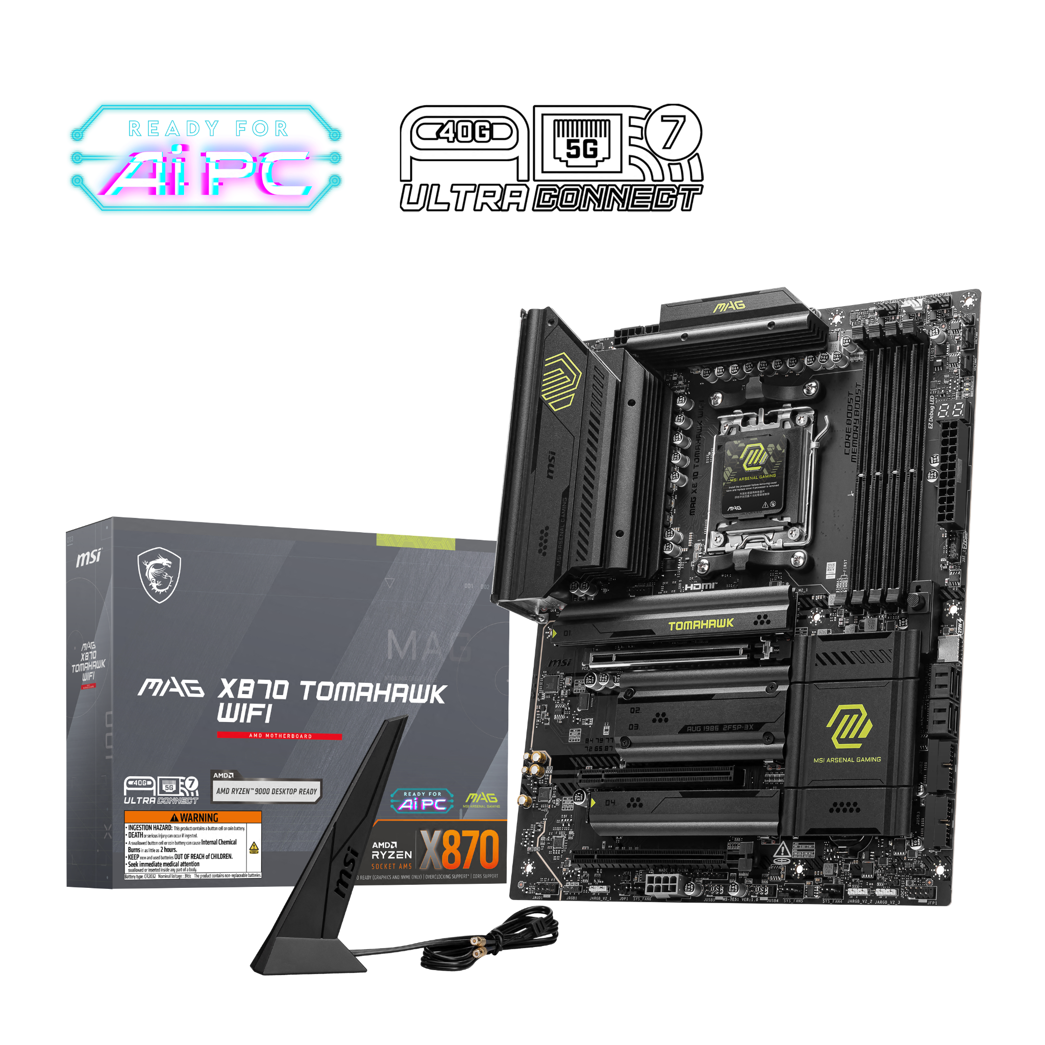 MSI MAG X870 Tomahawk WiFi DDR5 AM5