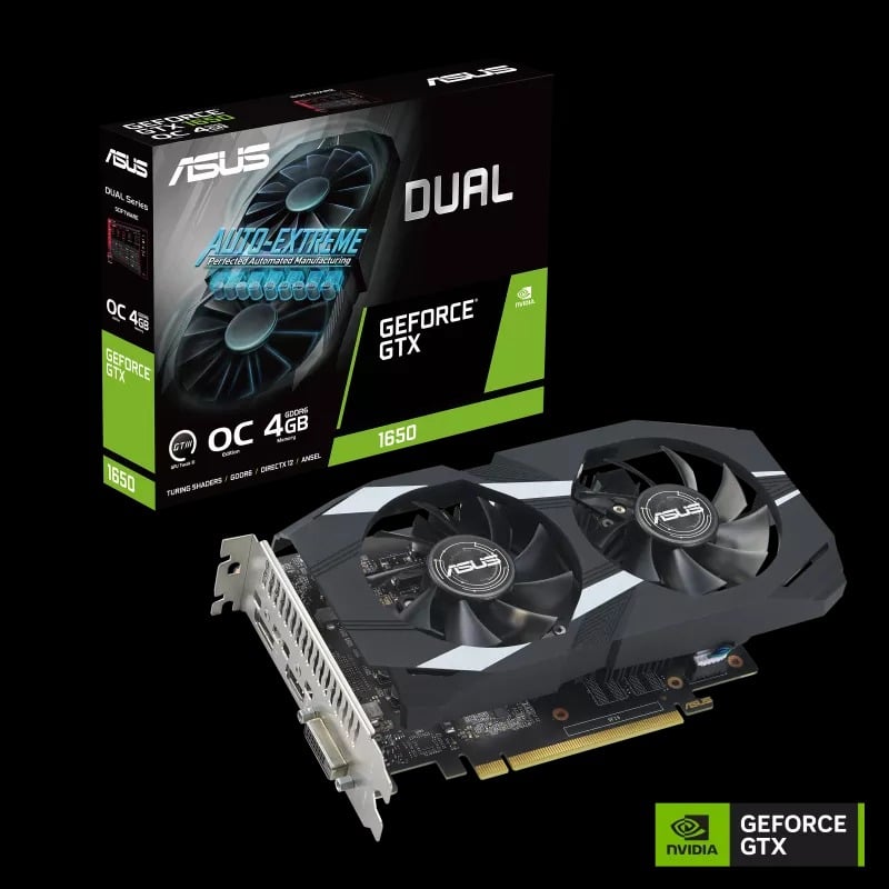 ASUS Dual GeForce GTX 1650 OC EVO 4GB GDDR6