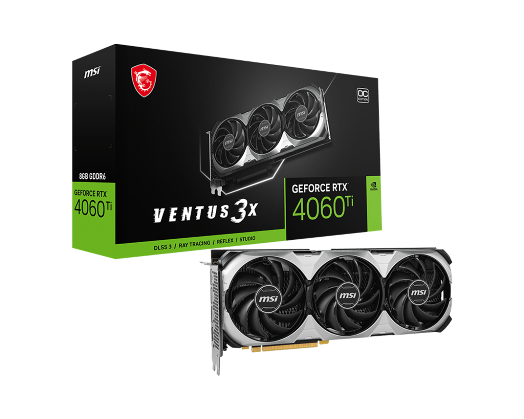 MSI GeForce RTX 4060 Ventus 2X Black 8G OC