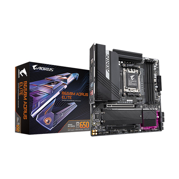  MAINBOARD GIGABYTE B650M AORUS ELITE (AM5) - Hình ảnh 1