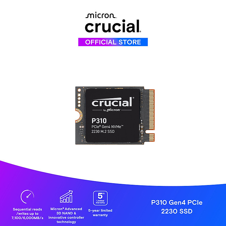 SSD Crucial P3 1TB PCIe Gen4