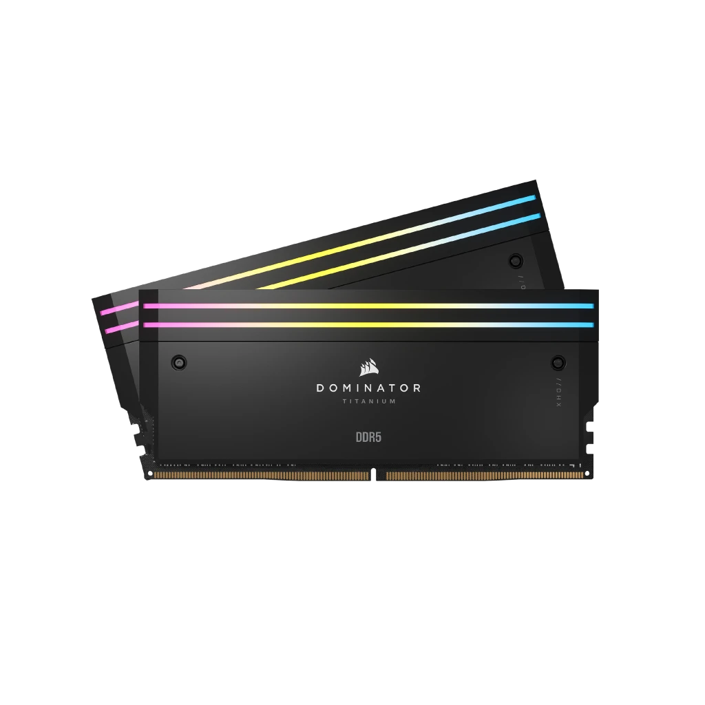 Corsair Dominator Titanium 64GB (2x32GB) RGB 6600 DDR5 Black