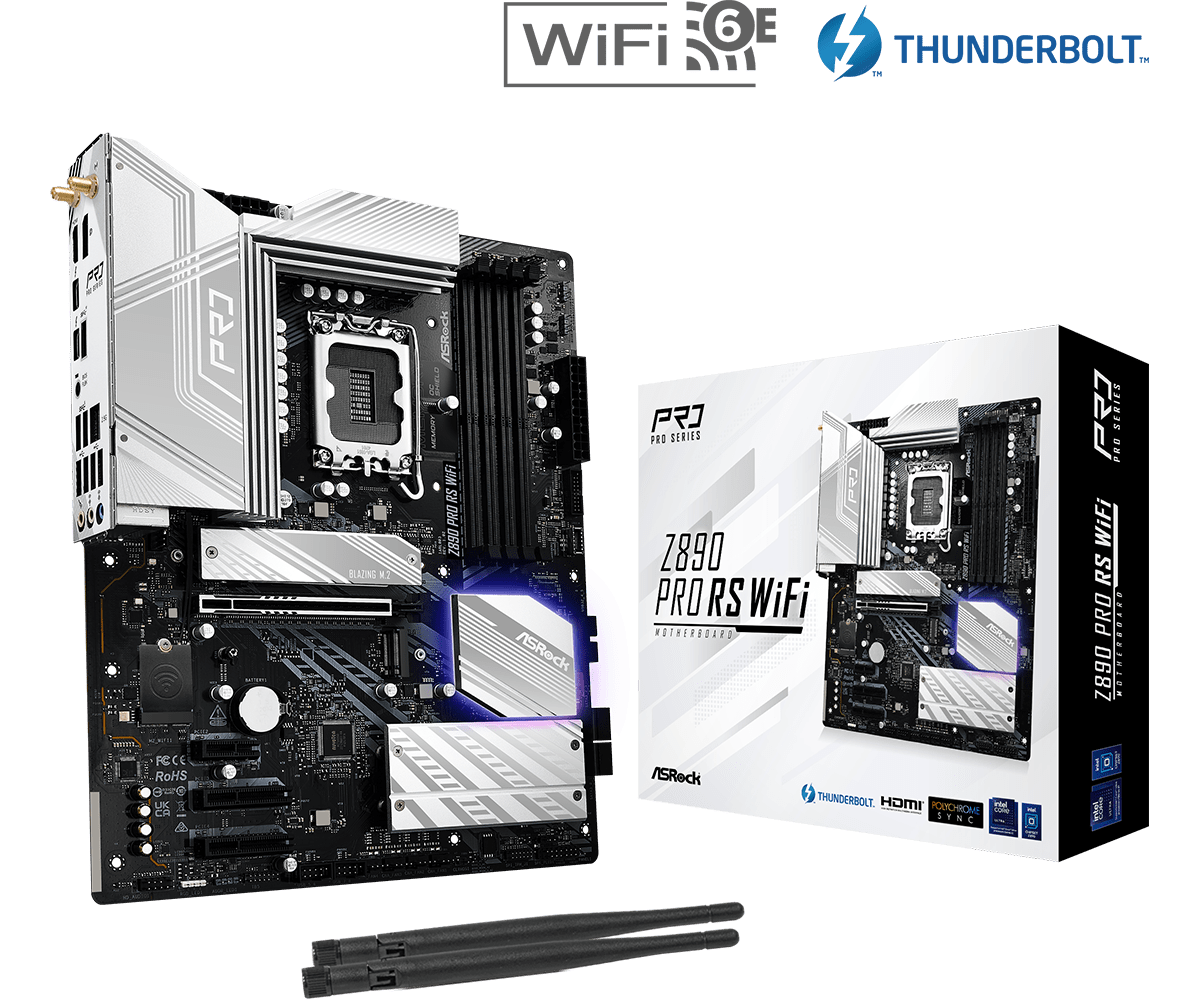 ASRock Z890M Pro RS WiFi LGA1851 DDR5
