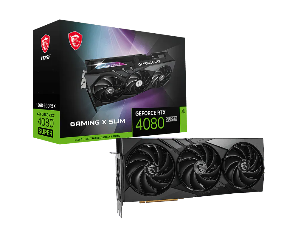 MSI GeForce RTX 4080 Super 16G GAMING X SLIM
