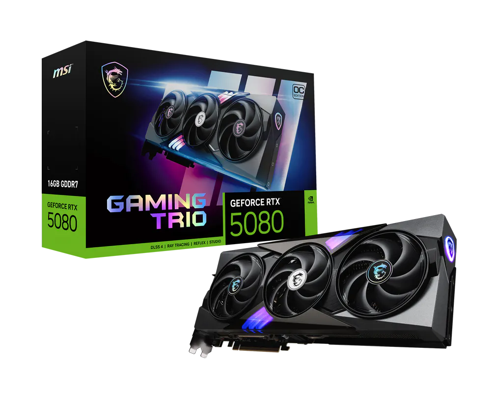 MSI GeForce RTX 5080 16G Gaming Trio OC