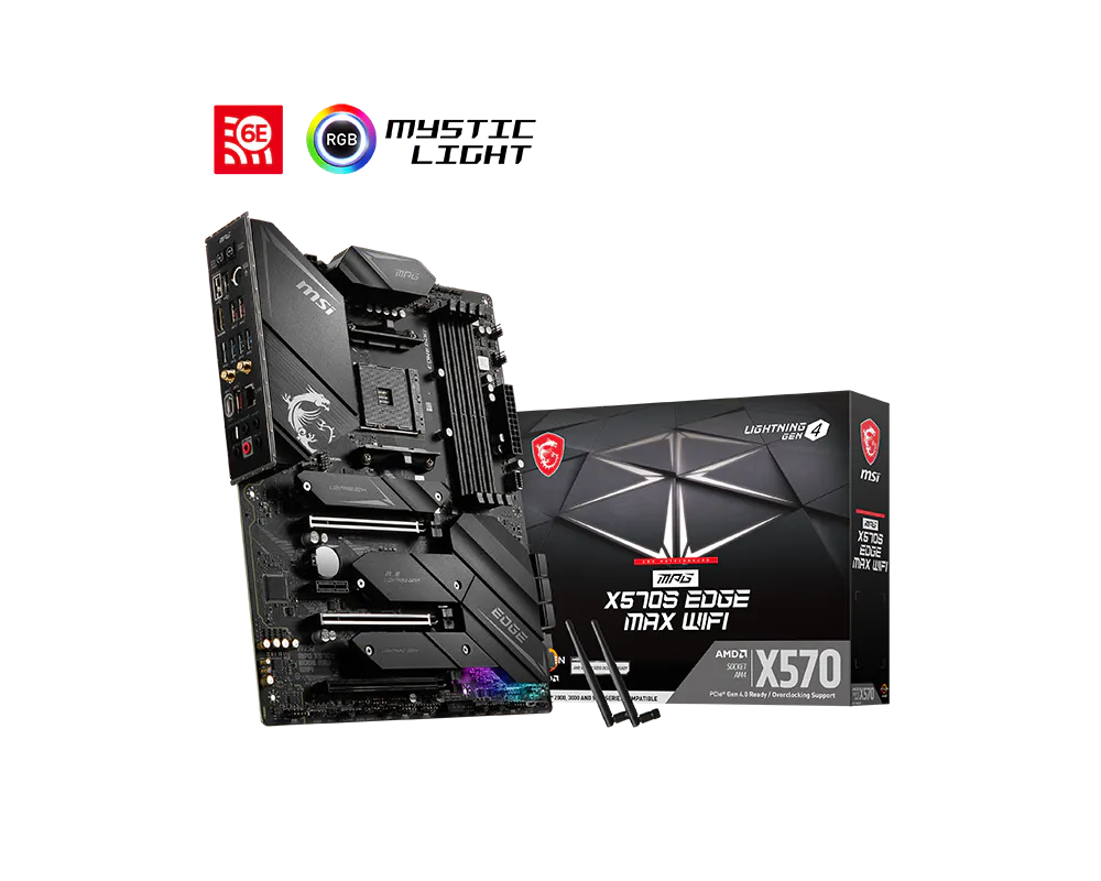 MSI MAG X570S Gaming Edge Max WiFi DDR4 AM4