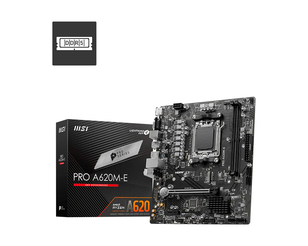 MSI PRO A620M-E DDR5 AM5