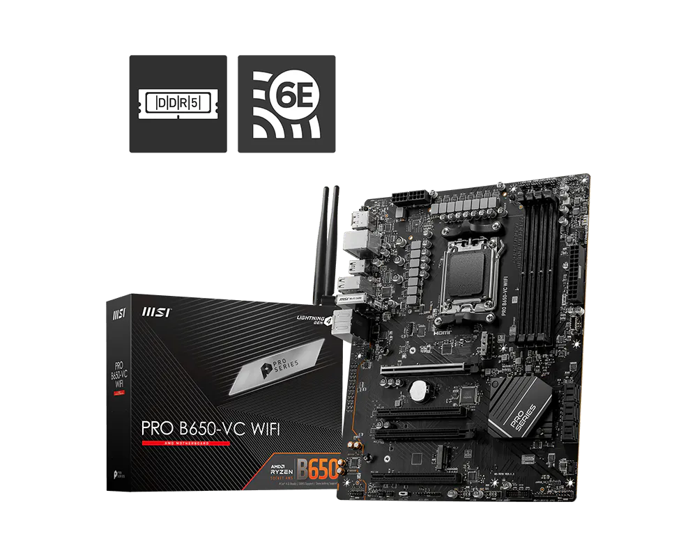  MAINBOARD MSI PRO B650 VC WIFI (AM5) - Hình ảnh 1