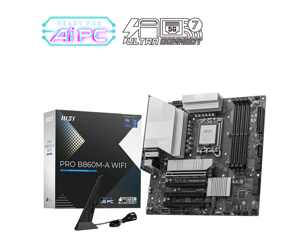 MSI PRO B860M-A WIFI LGA1851 DDR5