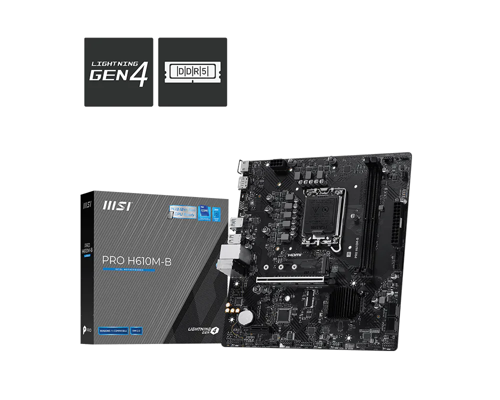 MSI PRO H610M-B DDR5 LGA1700