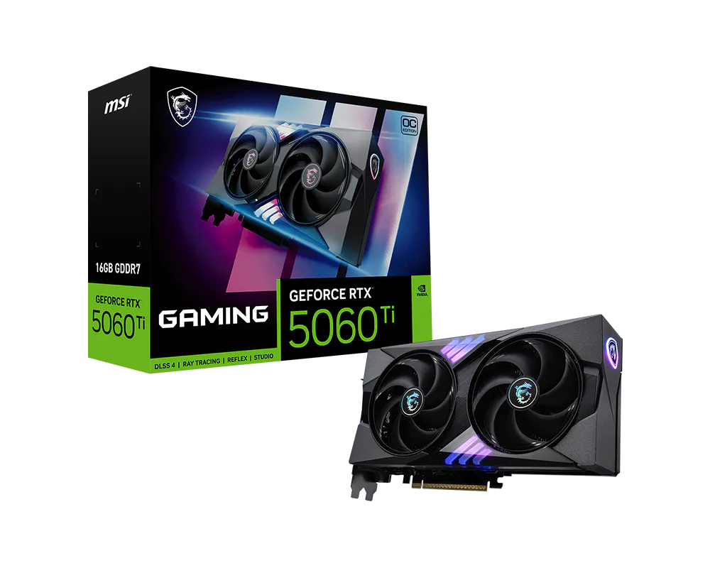 MSI RTX 5060 TI 16GB GDDR6 (NEW) - Hình ảnh 1