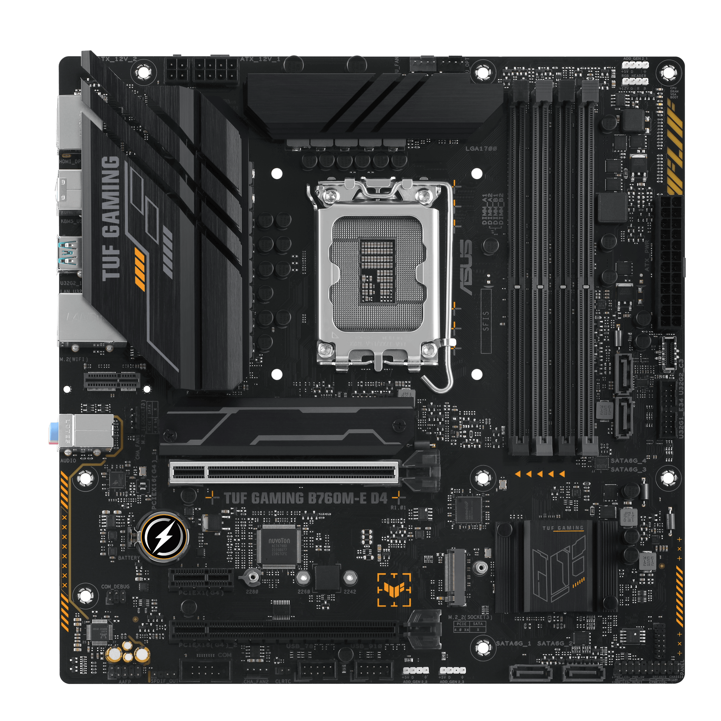 Bo mạch chủ ASUS TUF GAMING B760M-E D4