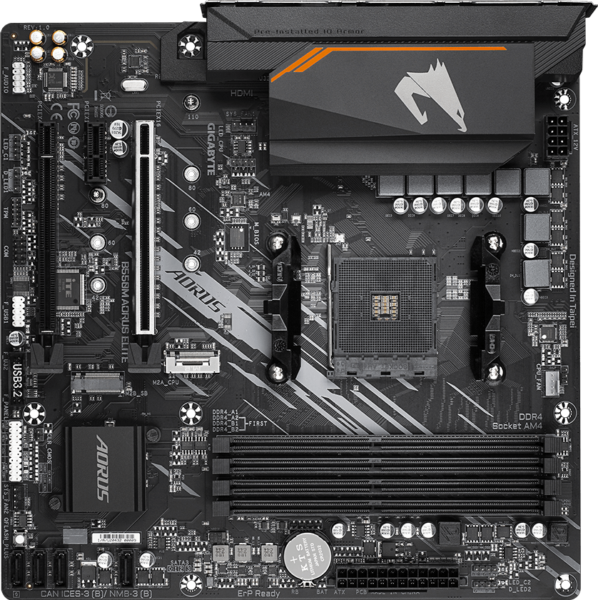 Gigabyte B550M AORUS ELITE (AM4) - Hình ảnh 1