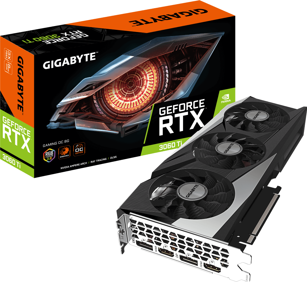 RTX 3060ti 8GB GDDR6 /GIGA/MSI/ASUS GAMING (Cũ) - Hình ảnh 1
