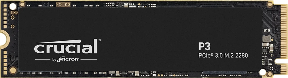 Crucial P3 1TB NVMe PCIe 3.0